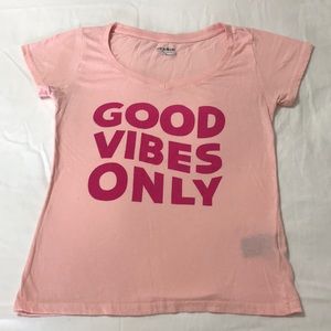 Joe Boxer Good Vibes Only T-Shirt Size S